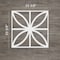 Ekena Millwork Large Swansea Decorative Fretwork Wall Panels in Architectural Grde PVC, 23 3/8"W x 23 3/8"H x 3/8"T WALP24X24SWN - alternate 3